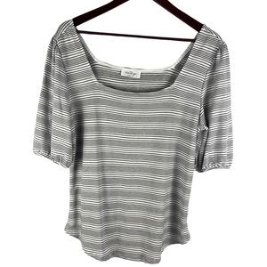 NWT Kaileigh Square Neck Knit Top Size Large